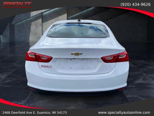 Summit White 2020 Chevrolet Malibu 1LS