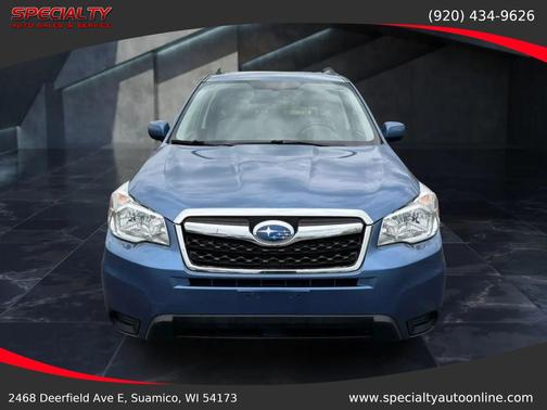Quartz Blue 2015 Subaru Forester 2.5i Premium