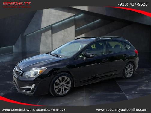 Crystal Black Silica 2015 Subaru Impreza 2.0i Sport Premium