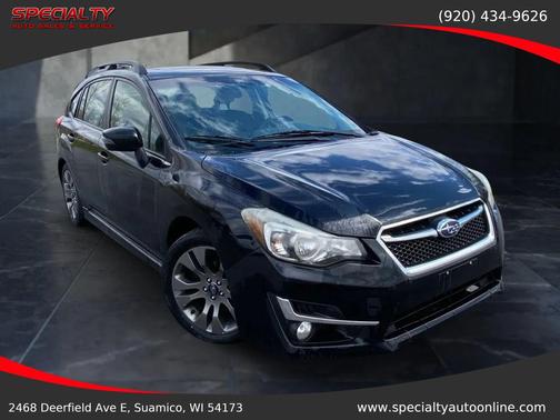 Crystal Black Silica 2015 Subaru Impreza 2.0i Sport Premium