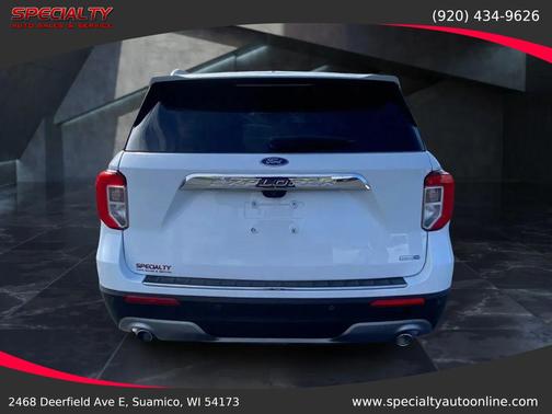 Oxford White 2020 Ford Explorer Limited