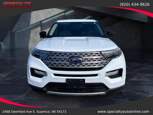 Oxford White 2020 Ford Explorer Limited