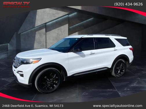 Oxford White 2020 Ford Explorer Limited