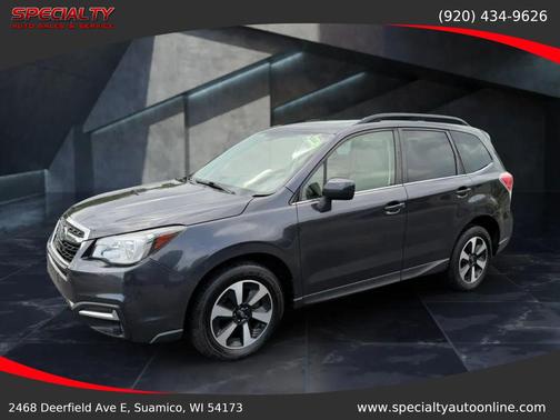 Dark Gray Metallic 2018 Subaru Forester 2.5i Limited