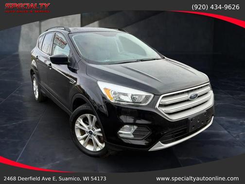 Shadow Black 2018 Ford Escape SE