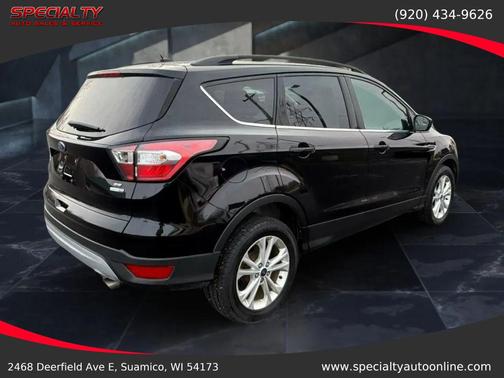 Shadow Black 2018 Ford Escape SE
