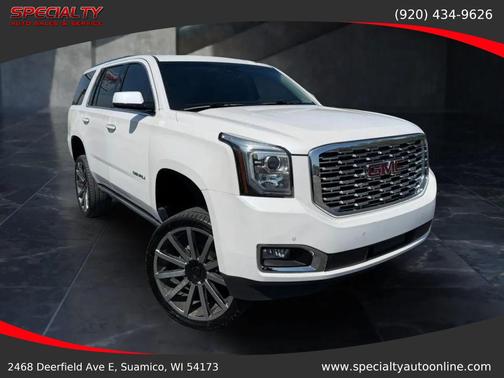 White Frost 2018 GMC Yukon Denali
