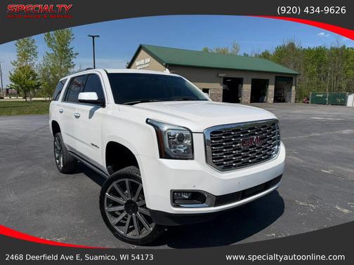 White Frost 2018 GMC Yukon Denali
