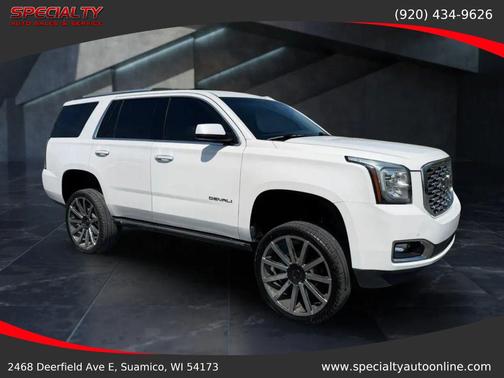 White Frost 2018 GMC Yukon Denali