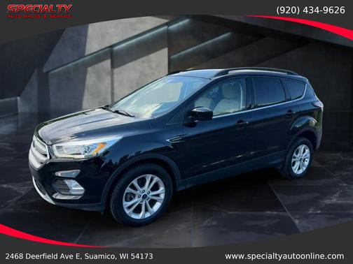 Shadow Black 2018 Ford Escape SEL