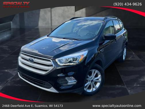 Shadow Black 2018 Ford Escape SEL
