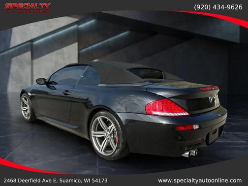 Black Sapphire Metallic 2008 BMW M6 Base