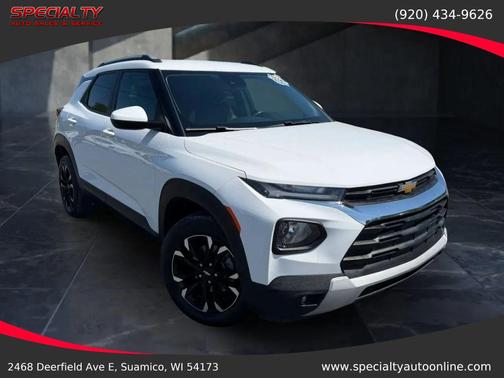 Summit White 2023 Chevrolet Trailblazer LT