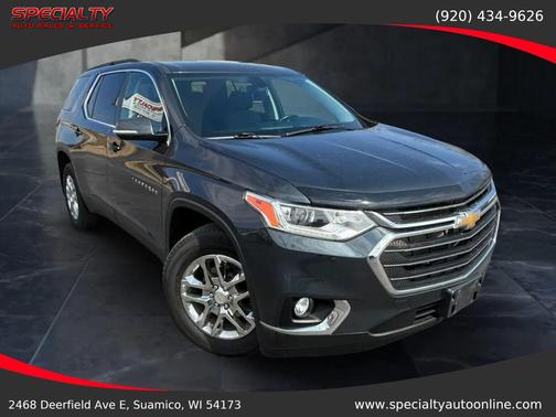 Graphite Metallic 2020 Chevrolet Traverse LT Cloth