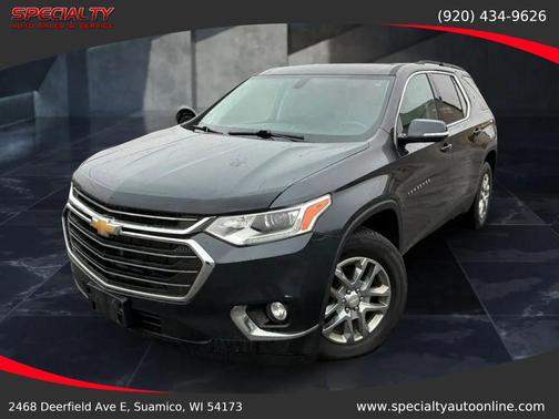 Graphite Metallic 2020 Chevrolet Traverse LT Cloth
