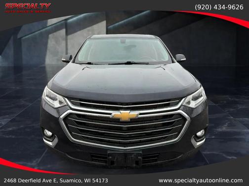 Graphite Metallic 2020 Chevrolet Traverse LT Cloth