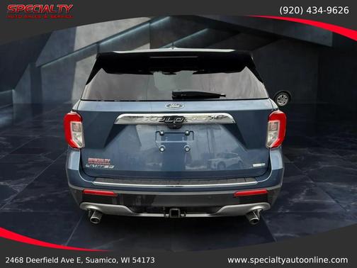 Blue 2020 Ford Explorer Limited