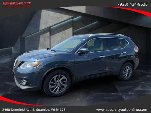 Arctic Blue 2016 Nissan Rogue SL