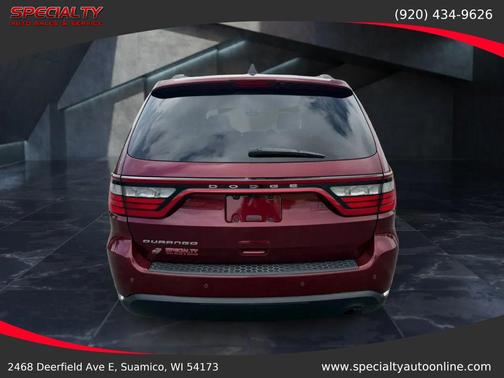 Red 2018 Dodge Durango SXT
