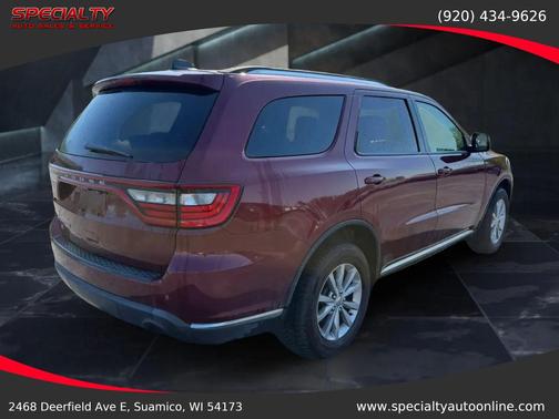 Red 2018 Dodge Durango SXT