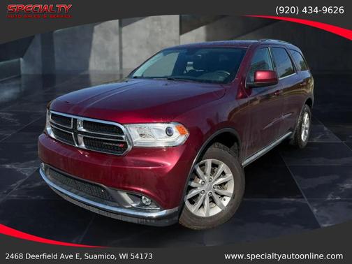 Red 2018 Dodge Durango SXT