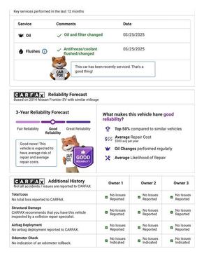 2014 Nissan Frontier SV