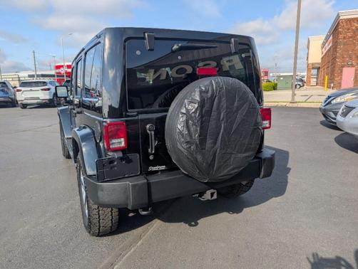 Black 2015 Jeep Wrangler Unlimited Sahara