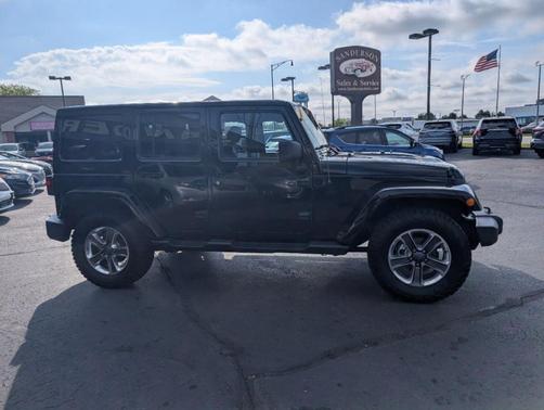 Black 2015 Jeep Wrangler Unlimited Sahara