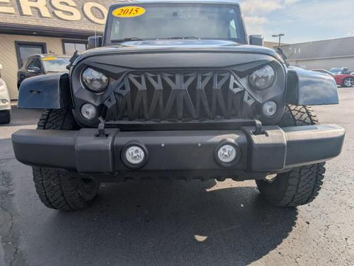 Black 2015 Jeep Wrangler Unlimited Sahara