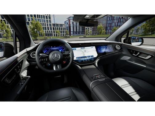 Obsidian Black Metallic 2025 Mercedes-Benz AMG EQE 4MATIC+