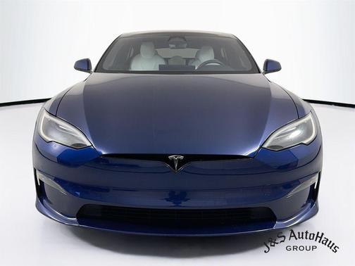 Blue 2022 Tesla Model S Plaid