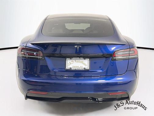 Blue 2022 Tesla Model S Plaid