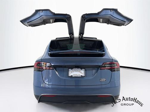 Blue 2026 Tesla Model X Plaid
