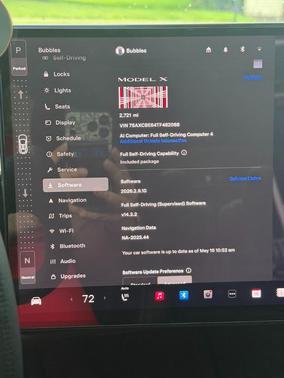 Blue 2026 Tesla Model X Plaid