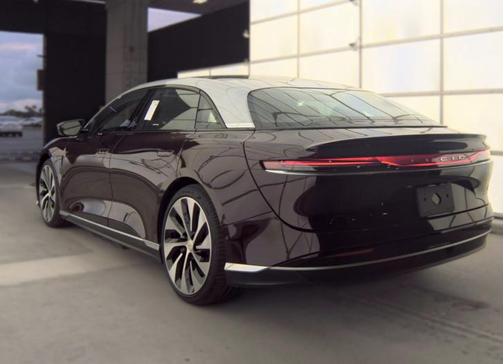 Burgundy 2022 Lucid Air Grand Touring