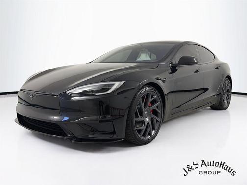 Black 2026 Tesla Model S Plaid