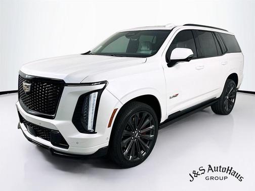 Crystal White Tri-Coat 2025 Cadillac Escalade V-Series