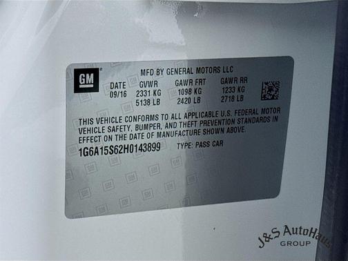 2017 Cadillac CTS-V Base