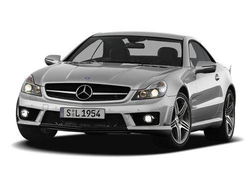 Black 2009 Mercedes-Benz SL-Class SL 63 AMG