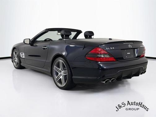 Black 2009 Mercedes-Benz SL-Class SL 63 AMG
