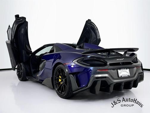 Purple 2020 McLaren 600LT Spider