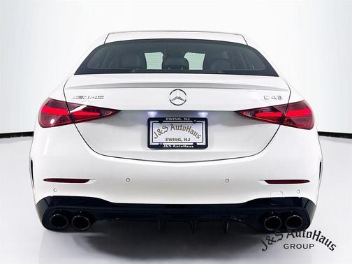 White 2023 Mercedes-Benz AMG C 43 Base 4MATIC