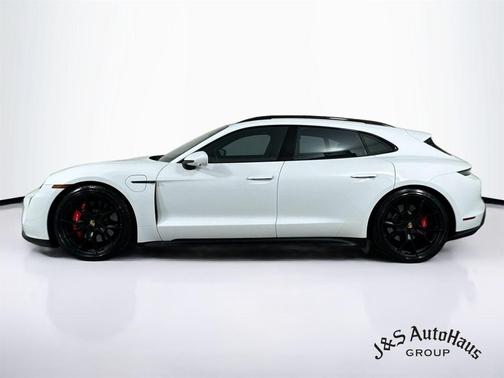 White 2022 Porsche Taycan GTS