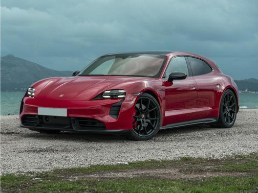 White 2022 Porsche Taycan GTS