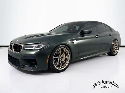 Frozen Deep Green Metallic 2022 BMW M5 CS