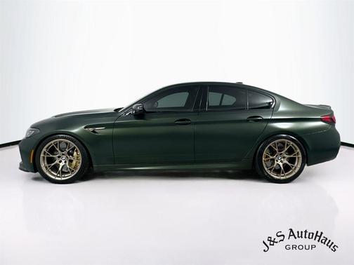 Frozen Deep Green Metallic 2022 BMW M5 CS