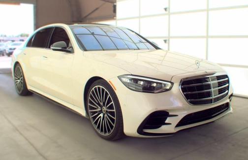 White 2022 Mercedes-Benz S-Class S 580 4MATIC