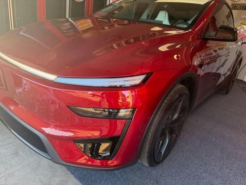 Red 2026 Tesla Model Y Performance