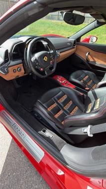 Red 2015 Ferrari 458 Spider Base