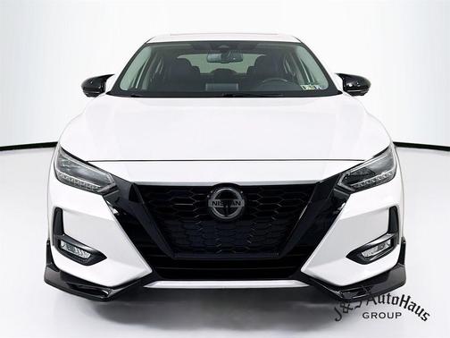 Aspen White 2021 Nissan Sentra SR